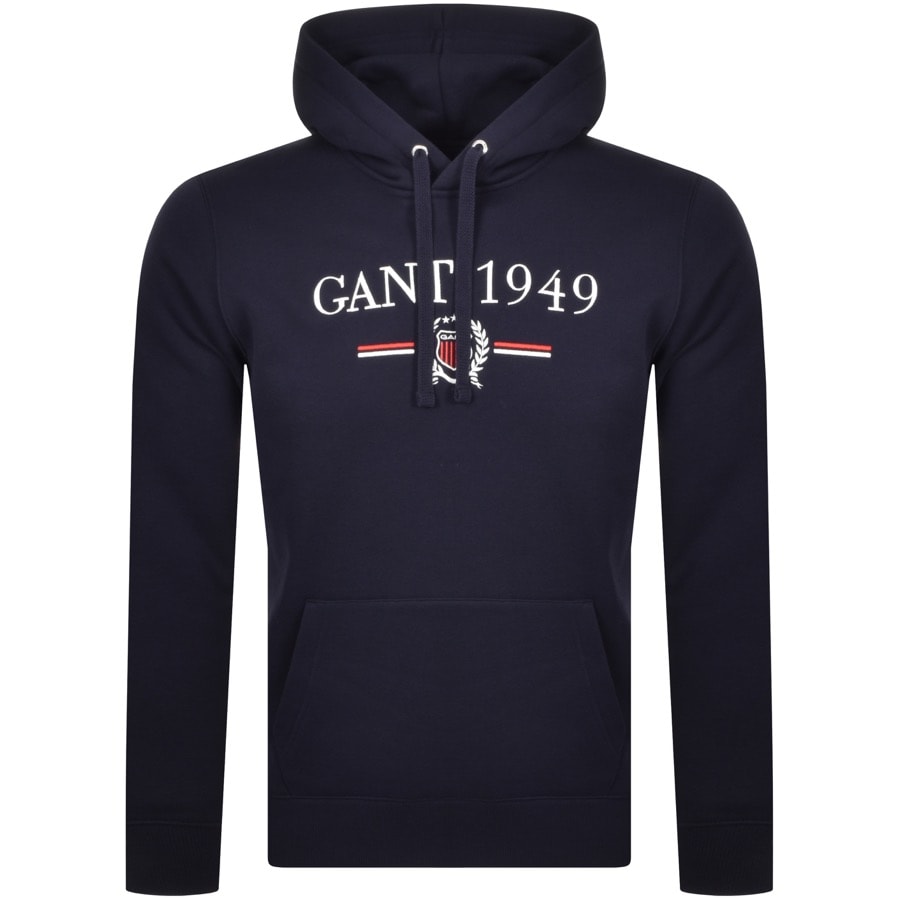 Alternative Image for ProductGant Crest Hoodie Evening Blue1